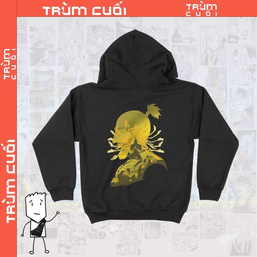  Áo Hoodie Netero Thiết Quan Âm - HxH, Trùm Cuối Anime, Unisex Nỉ Bông 100% 2 màu nam nữ 