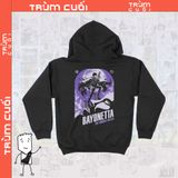  Áo Hoodie Bayonetta: The Umbra Witch Trùm Cuối Game, Nỉ Bông 100% 2 màu nam nữ 0136 