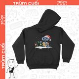  Áo Hoodie Wall-E Giáng Sinh, Trùm Cuối Christmas Cine, Cotton 100% 2 màu nam nữ 0181 