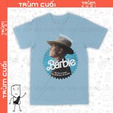  Áo thun Barbie x Oppenheimer: Chàng Ken Tử Thần Ver. Xanh, Trùm Cuối Movie Meme, Unisex Cotton 100% 0292 