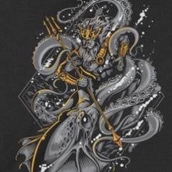  Áo Sweater Poseidon Unisex Trùm Cuối Thần Thoại, Nỉ Bông 100% 2 màu nam nữ 0081 