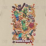  Áo thun Minecraft - Graffity, Trùm Cuối Game, Unisex Cotton 100% 2 màu nam nữ 0435 