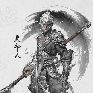  Áo thun Black Myth: Wukong - Hắc Thoại: Ngộ Không, Trùm Cuối Game, Unisex Cotton 100% nam nữ 0439 