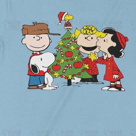  Áo thun Xmas Snoopy và Những người bạn, Trùm Cuối Christmas Festival, Unisex Cotton 100% 2 màu nam nữ 0382 