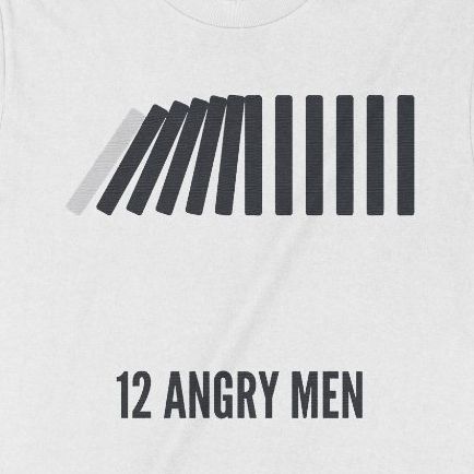  Áo thun phim 12 Angry Men, Trùm Cuối Cine, Unisex Cotton 100% 2 màu nam nữ 0020 TEET 
