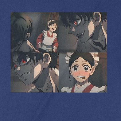  Áo thun Muzan hoá quỷ, Trùm Cuối Anime Movie, Unisex Cotton 100% 2 màu nam nữ 0296 