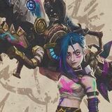  Áo thun Arcane Jinx Thần Đồng, Trùm Cuối Game Liên Minh Huyền Thoại, Unisex Cotton 100% 4 màu nam nữ 0449 