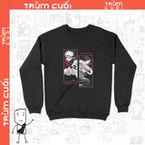  Áo Sweater Naruto và Sasuke Unisex TSHIRT-HOLIC Anime,  Nỉ Bông 100% 2 màu nam nữ 0008 