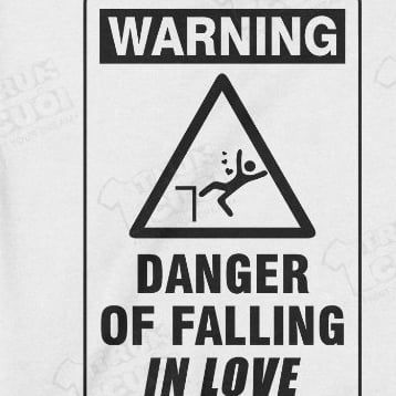  Áo Hoodie WARNING Danger of Falling, Trùm Cuối Meme, Nỉ Bông 100% Unisex nam nữ 0432 