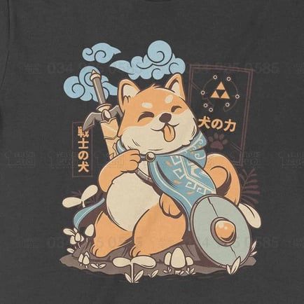 Áo thun Legend of Shiba, Trùm Cuối Game, Unisex Cotton 100% 2 màu nam nữ 0213 