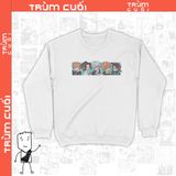  Áo Sweater Manga Main Kinh Điển 2 Unisex Trùm Cuối Manga Anime,  Nỉ Bông 100% 2 màu nam nữ 0061 