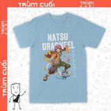  Áo thun Natsu - Fairy Tails, Trùm Cuối Anime, Unisex Cotton 100% 2 màu nam nữ 0341 