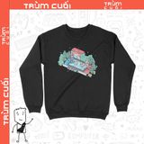  Áo Sweater Pokemon Switch, Trùm Cuối Game, Nỉ Bông 100%, 2 màu nam nữ 0211 