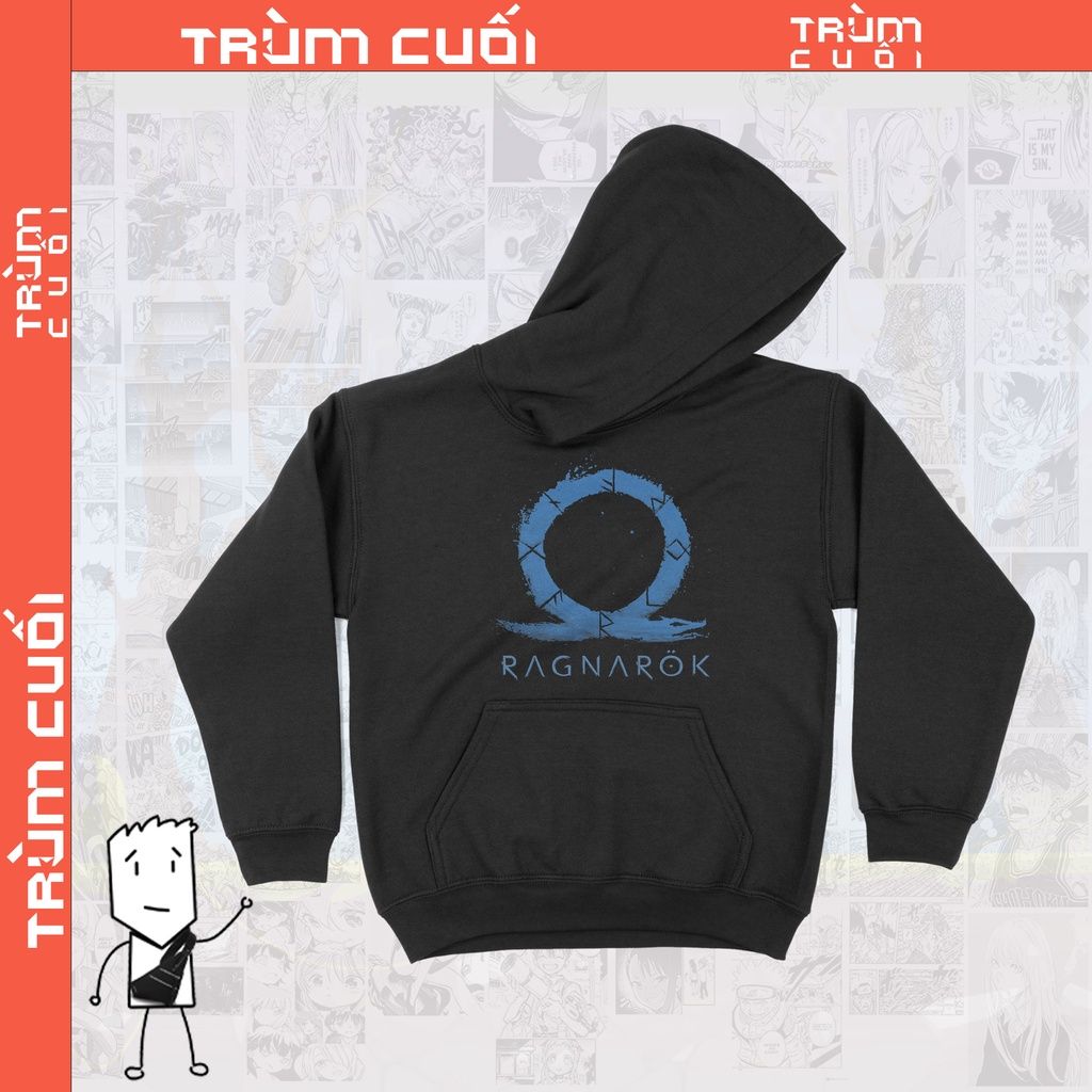  Áo Hoodie God of War Ragnarok Trùm cuối  Game, Cotton 100% 2 màu nam nữ 0127 
