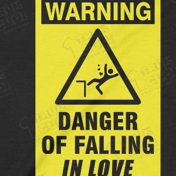  Áo sweater WARNING Danger of Falling, Trùm Cuối Meme, Nỉ Bông 100% Unisex nam nữ 0432 