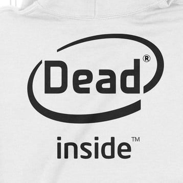  Áo Hoodie Dead Inside, Trùm cuối Meme, Cotton 100% 2 màu nam nữ 0192 0193 
