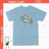  Áo thun Pokemon Switch, Trùm Cuối Game, Unisex Cotton 100% 2 màu nam nữ 0211 
