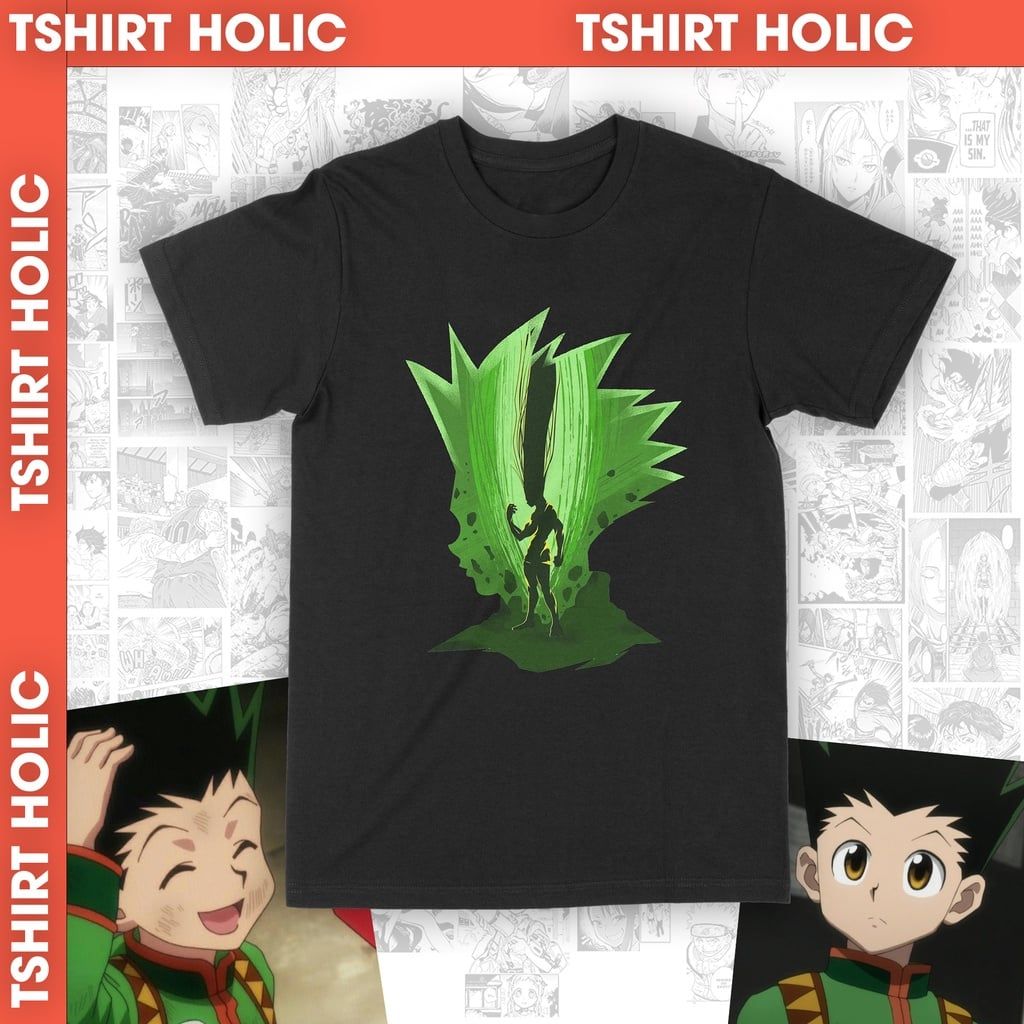  Áo thun Gon bán thân cho quỷ dữ - HxH, Trùm Cuối Anime, Unisex Cotton 100% 2 màu nam nữ 0033 