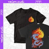  Áo thun 2 mặt Hỏa Thần Long, Trùm Cuối Đăng Hỏa Chi Thần 2024, Unisex Cotton 100% 2 màu nam nữ 