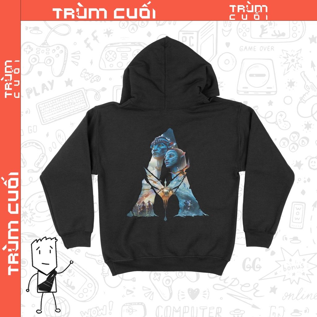  Áo Hoodie James Cameron's Avatar, Trùm cuối Cine, Nỉ bông 100% 2 màu nam nữ 0156 