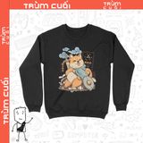  Áo Sweater Legend of Shiba, Trùm Cuối Game, Unisex Nỉ Bông 100% 2 màu nam nữ 0213 