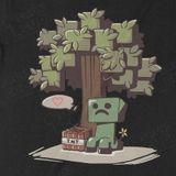  Áo thun Minecraft - Baby Sad, Trùm Cuối Game, Unisex Cotton 100% 2 màu nam nữ 0436 