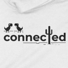  Áo Hoodie Connected, Trùm cuối Meme, Cotton 100% 2 màu nam nữ 0195 0196 