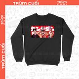  Áo Sweater Bộ 3 - Dandadan, Trùm Cuối Anime Dandadan, Unisex Nỉ Bông100% 4 màu nam nữ 0453 