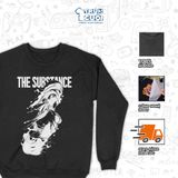  Áo Sweater Thần Dược - The Substance, Trùm Cuối Cine, Unisex Nỉ Bông 100% 2 màu nam nữ 0460 