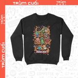  Áo Sweater Minecraft - Graffity, Trùm Cuối Game, Nỉ Bông 100% Unisex nam nữ 0435 