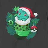  Áo thun Bulbasaur đáng yêu, Trùm Cuối Christmas Cine, Cotton 100% 2 màu nam nữ 0182 