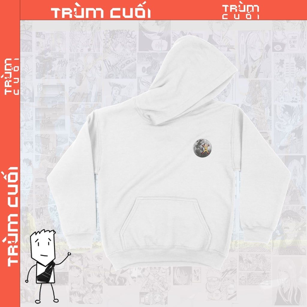  Áo  Hoodie One Punch Man: Saitama Chibi Unisex TSHIRT-HOLIC Anime,  Nỉ Bông 100% 2 màu nam nữ 
