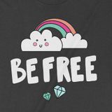  Áo thun Tâm Trí Tự Do - Be Free, Trùm Cuối Casual, Unisex Cotton 100% 6 màu nam nữ 0324 