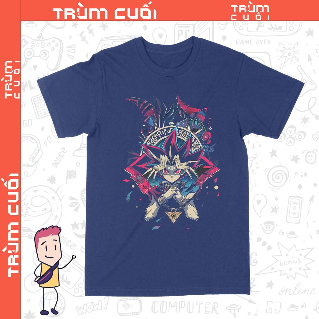  Áo thun Vua Trò Chơi Yugioh!, Trùm Cuối Anime, Cotton 100% 2 màu nam nữ 0326 