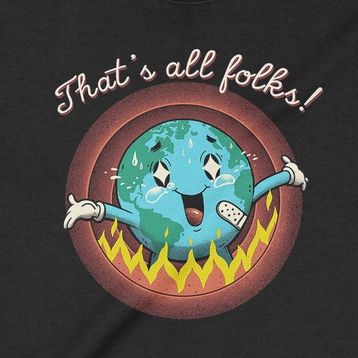  Áo Sweater Trái Đất Says Bye, Trùm Cuối Meme, Cotton 100% 2 màu nam nữ 0188 