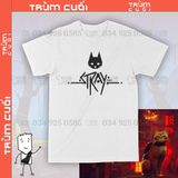  Áo thun Stray: Mèo đi lạc, Trùm Cuối Game, Unisex Cotton 100% 2 màu nam nữ 0021 
