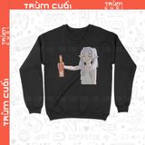  Áo Sweater Frienne Mặn Mòi - Pháp Sư Tiễn Táng, Trùm Cuối Cine, Nỉ Bông 100% Unisex nam nữ 0408 