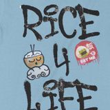 Áo thun Rice for Life, Trùm Cuối Meme Hay Phết, Unisex Cotton 100% 2 màu nam nữ 0298 