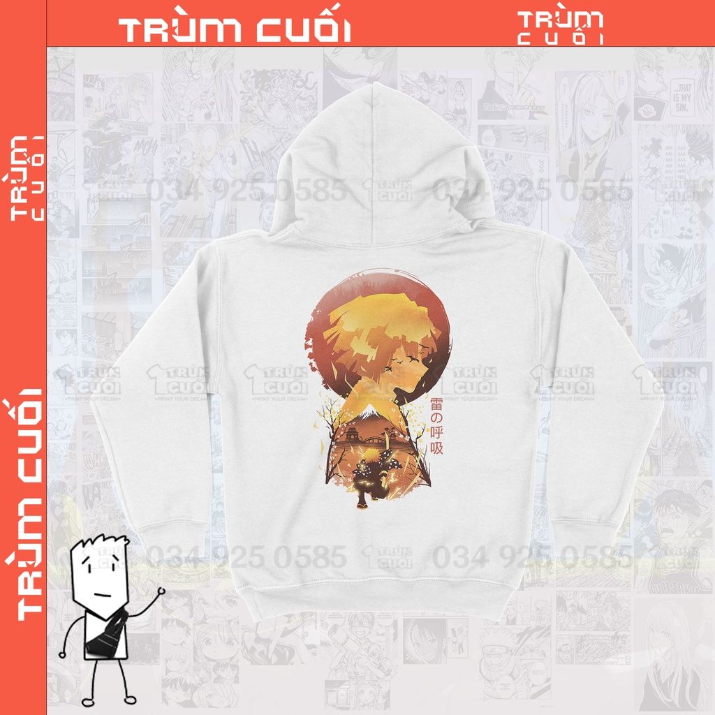  Áo  Hoodie Zenisu - Kimetsu no Yaiba 