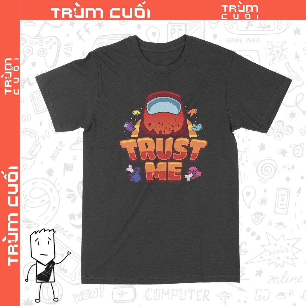  Áo thun Among Us, Trùm Cuối Game, Unisex Cotton 100% 2 màu nam nữ 0218 