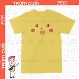  Áo thun Pikachu Ngạc Nhiên - Pokemon, Trùm Cuối Anime Game Meme, Unisex Cotton 100% 2 màu nam nữ 0243 