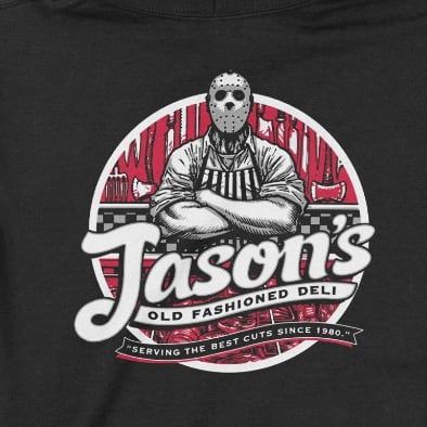  Áo Hoodie Jason Bán Thịt, Trùm Cuối Halloween Festival, Unisex Nỉ Bông 100% 2 màu nam nữ 0354 