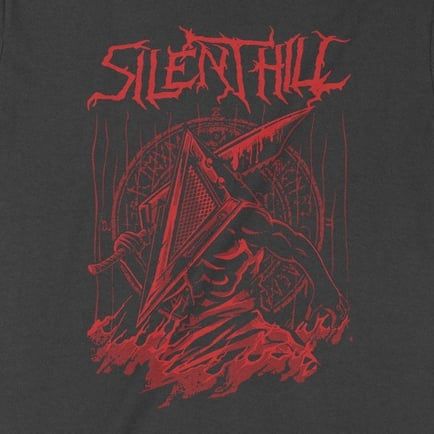  Áo thun Pyramid Head - Silent Hill Trùm Cuối Game, Cotton 100% 2 màu nam nữ 0230 