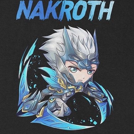  Áo thun Nakroth Chibi - Áo liên quân Unisex Trùm Cuối Game, Cotton 100% 2 màu nam nữ 