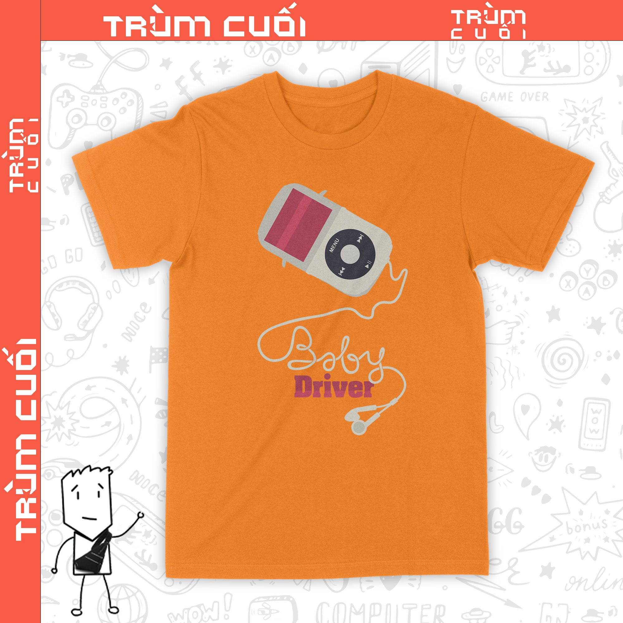  Áo thun Quái Xế Baby - Baby Driver, Trùm Cuối Cine, Cotton 100% 2 màu nam nữ 0274 