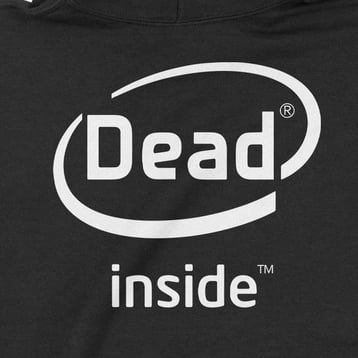  Áo Hoodie Dead Inside, Trùm cuối Meme, Cotton 100% 2 màu nam nữ 0192 0193 