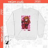  Áo sweater Soryu Asuka Langley - Neon Genesis Evangelion, Trùm Cuối Game, Unisex Nỉ Bông 100% 2 màu nam nữ 0102 