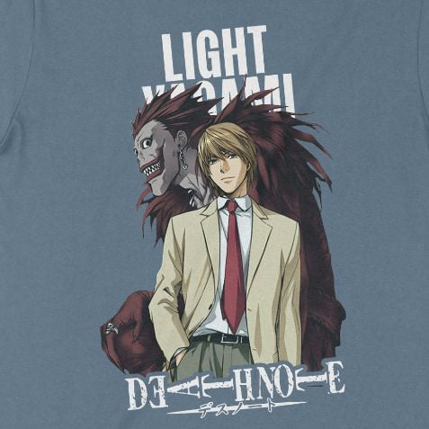  Áo thun Chết Nốt - Light Yagami, Trùm Cuối Manga Anime, Unisex Cotton 100% 2 màu nam nữ 0335 
