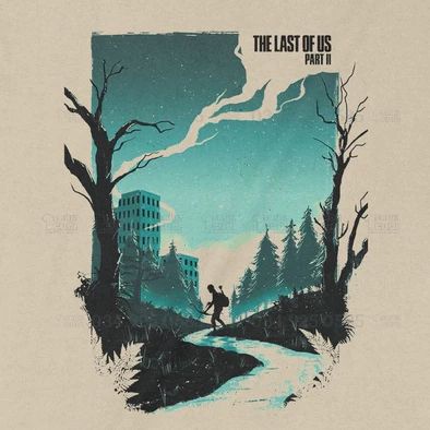  Áo thun The Last of Us, Trùm Cuối Game,Unisex Cotton 100% 2 màu nam nữ 0216 