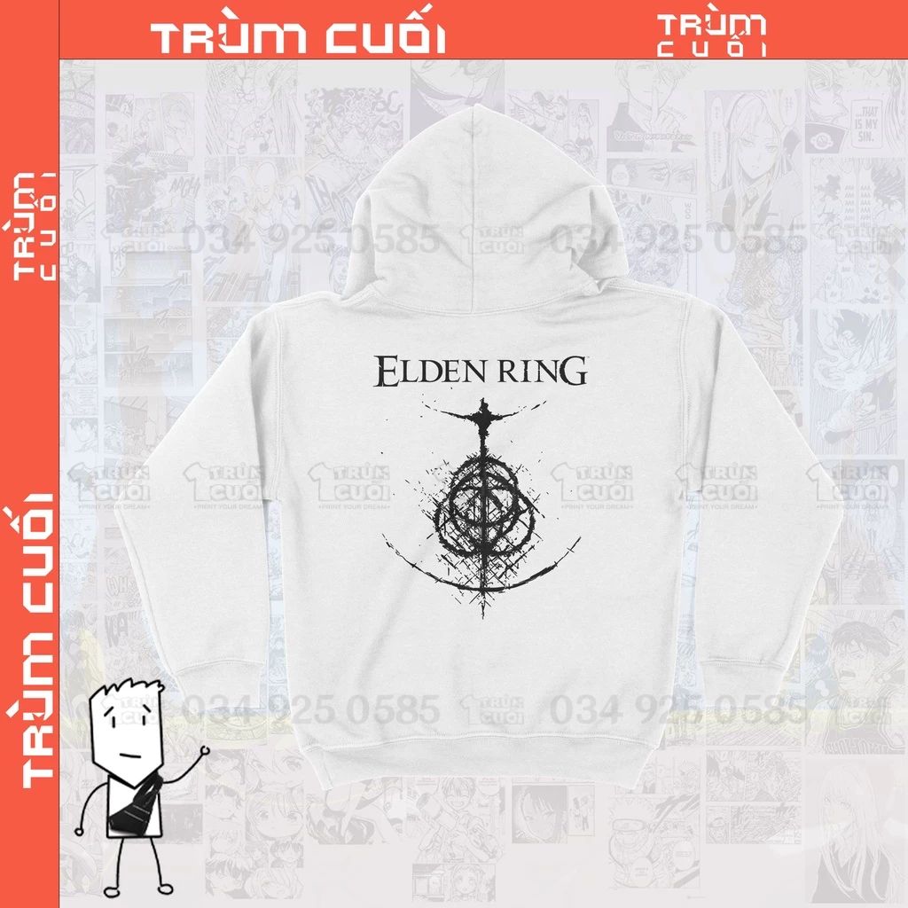  Áo Hoodie Elden Ring Trùm Cuối Game, Nỉ Bông100% 2 màu nam nữ 0131 0132 